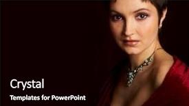  Presentation with retro - Audience pleasing presentation theme consisting of fem - pretty woman in retro style backdrop and a black colored foreground