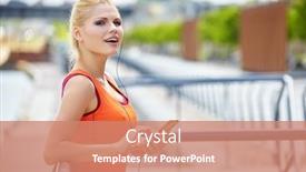  Presentation with physique - Amazing theme having female athlete women's sportswear fit thin physique athletic build outdoor city bridge portrait backdrop and a coral colored foreground