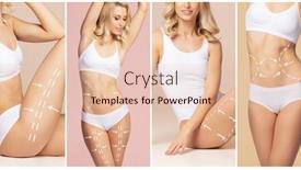  Presentation with body fat - Presentation theme enhanced with female-body-with-the-drawing background and a lemonade colored foreground