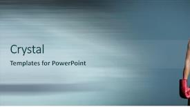  Presentation with fight two boxer boxing - Theme having female boxer with transition background and a  colored foreground