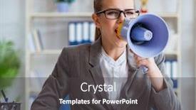  Presentation with accountant - Colorful PPT layouts enhanced with female businesswoman boss accountant working in the office backdrop and a dark gray colored foreground