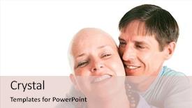  Presentation with breast cancer - Theme having female cancer survivor posing background and a lemonade colored foreground