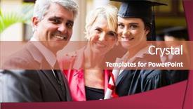  Presentation with parents - Slide deck enhanced with wooden plate and cup background and a tawny brown colored foreground