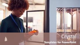  Presentation with college - Audience pleasing PPT theme consisting of female-college-student-studying-engineering backdrop and a coral colored foreground