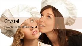  Presentation with german shepherd two young puppys - Slides featuring female cookers sharing their secret background and a  colored foreground