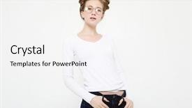  Presentation with experience - Slide set enhanced with female doesn t have much background and a white colored foreground