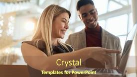  Presentation with task - Presentation with female-employee-explaining-a-job background and a tawny brown colored foreground