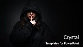  Presentation with firewall - Colorful slides enhanced with female-hacker-hacking-security-firewall backdrop and a black colored foreground