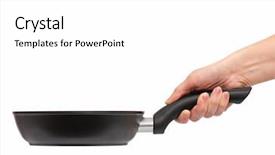  Presentation with black hand - Cool new PPT theme with female hand holding simple new backdrop and a white colored foreground