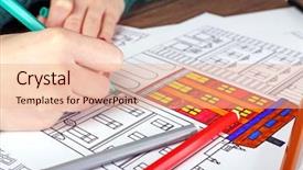  Presentation with anti stress - Presentation design enhanced with female hand painting anti stress background and a  colored foreground