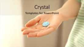  Presentation with poison - Slide deck enhanced with female hand with rat poison background and a  colored foreground