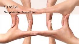  Presentation with medical cross - Beautiful presentation featuring female hands showing medical cross symbol concept isolated on white background backdrop and a coral colored foreground