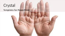  Presentation with dermatitis - Presentation with female hands with dermatitis background and a lemonade colored foreground