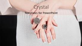  Presentation with fingers - Colorful theme enhanced with female-hands-with-signet-rings backdrop and a lemonade colored foreground