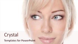  Presentation with indian woman bridal face - Colorful presentation theme enhanced with female healthcare - portrait of beautiful young woman backdrop and a  colored foreground