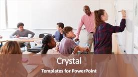  Presentation with wrestling high school - Amazing slides having female high school pupil writing backdrop and a tawny brown colored foreground