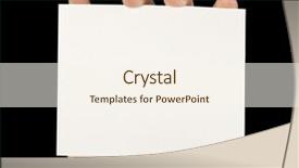  Presentation with business card - PPT layouts having female icons people - business card blank isolated background and a  colored foreground