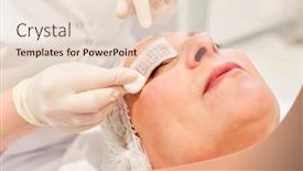  Presentation with correction - PPT layouts having female-patient-with-mark background and a lemonade colored foreground