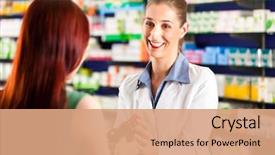  Presentation with pharmacy law - PPT theme consisting of beautiful and big pink parrot photo for you background and a mint green colored foreground