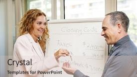  Presentation with real estate - Amazing presentation design having carrot juice in glass on wooden table backdrop and a coral colored foreground