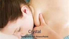  Presentation with spa day - Presentation theme having paddle - texture made form few big background and a gray colored foreground