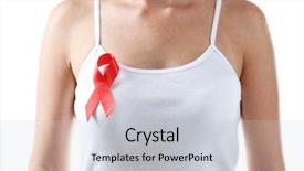  Presentation with female - Audience pleasing PPT layouts consisting of female shirt isolated on white backdrop and a  colored foreground