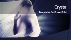  Presentation with art dance - Amazing PPT theme having female silhouette breaking backdrop and a wine colored foreground