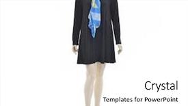  Presentation with elementary school career day and technology and black female - Cool new slides with female sundress with blue silk backdrop and a  colored foreground