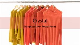 Presentation with yellow orange - Presentation enhanced with female yellow and orange clothing on hanging background and a red colored foreground