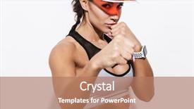  Presentation with feminine - Audience pleasing presentation design consisting of feminine health - picture of a beautiful young backdrop and a coral colored foreground