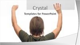  Presentation with feminism - Presentation design with feminism-and-human-rights-concept background and a white colored foreground