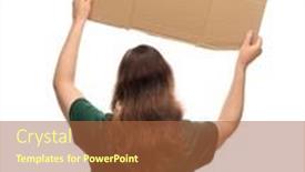  Presentation with feminism - PPT theme having feminism-and-human-rights-concept background and a red colored foreground