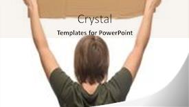  Presentation with feminism - Presentation design consisting of feminism-and-human-rights-concept background and a coral colored foreground