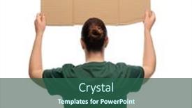  Presentation with feminism - Presentation theme enhanced with feminism-and-human-rights-concept background and a ocean colored foreground