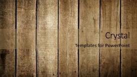  Presentation with old wood - Slide deck consisting of fence - old wood plank background and a coral colored foreground