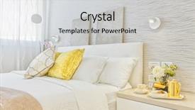  Presentation with bedroom modern - Slide deck featuring feng - modern luxury bedroom background and a light gray colored foreground