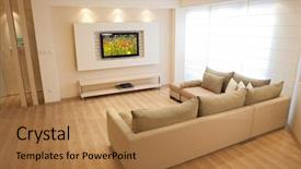  Presentation with feng shui - Presentation with feng shui - modern room with plasma tv background and a coral colored foreground