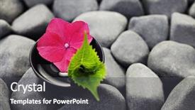  Presentation with feng shui - Slides enhanced with feng shui - pebbles with bowl of water background and a  colored foreground