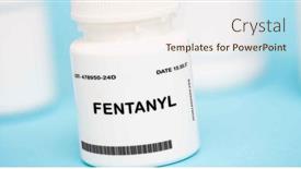  Presentation with opioid - Slide deck having fentanyl-is-a-potent-synthetic background and a cream colored foreground