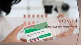  Presentation with palliative care - Presentation consisting of fentanyl-potent-opioid-analgesic-used background and a  colored foreground