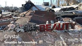  Presentation with announcement - Beautiful presentation theme featuring ferguson-mo-usa-november-25 backdrop and a gray colored foreground