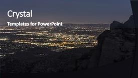  Presentation with los angeles - Cool new slides with fernando valley from the rugged backdrop and a ocean colored foreground