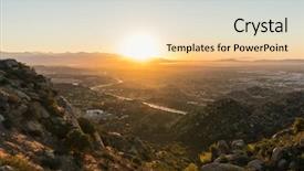  Presentation with angel - Beautiful slides featuring fernando valley the san gabriel backdrop and a lemonade colored foreground