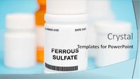  Presentation with iron deficiency - Slide set featuring ferrous-sulfate-is-an-iron background and a white colored foreground