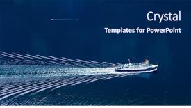  Presentation with norway - PPT layouts with ferry - ferries' cross beautiful nature norway background and a navy blue colored foreground