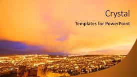  Presentation with fes - Colorful slides enhanced with fes el bali morocco backdrop and a light gray colored foreground