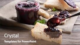  Presentation with currant black white and red - Cool new theme with fest - delicious black currant jam backdrop and a violet colored foreground