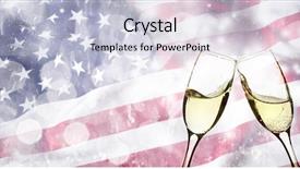  Presentation with independence day - PPT layouts with background for 4th of july background and a lemonade colored foreground