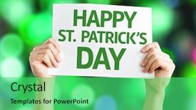  Presentation with annual day invitation card - PPT layouts consisting of united nations argentina - happy st patricks day card background and a seafoam green colored foreground