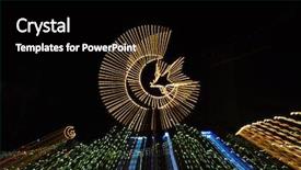  Presentation with ramadan - Theme having festival eid mubarak - abstract effect of ramadan crescent background and a black colored foreground